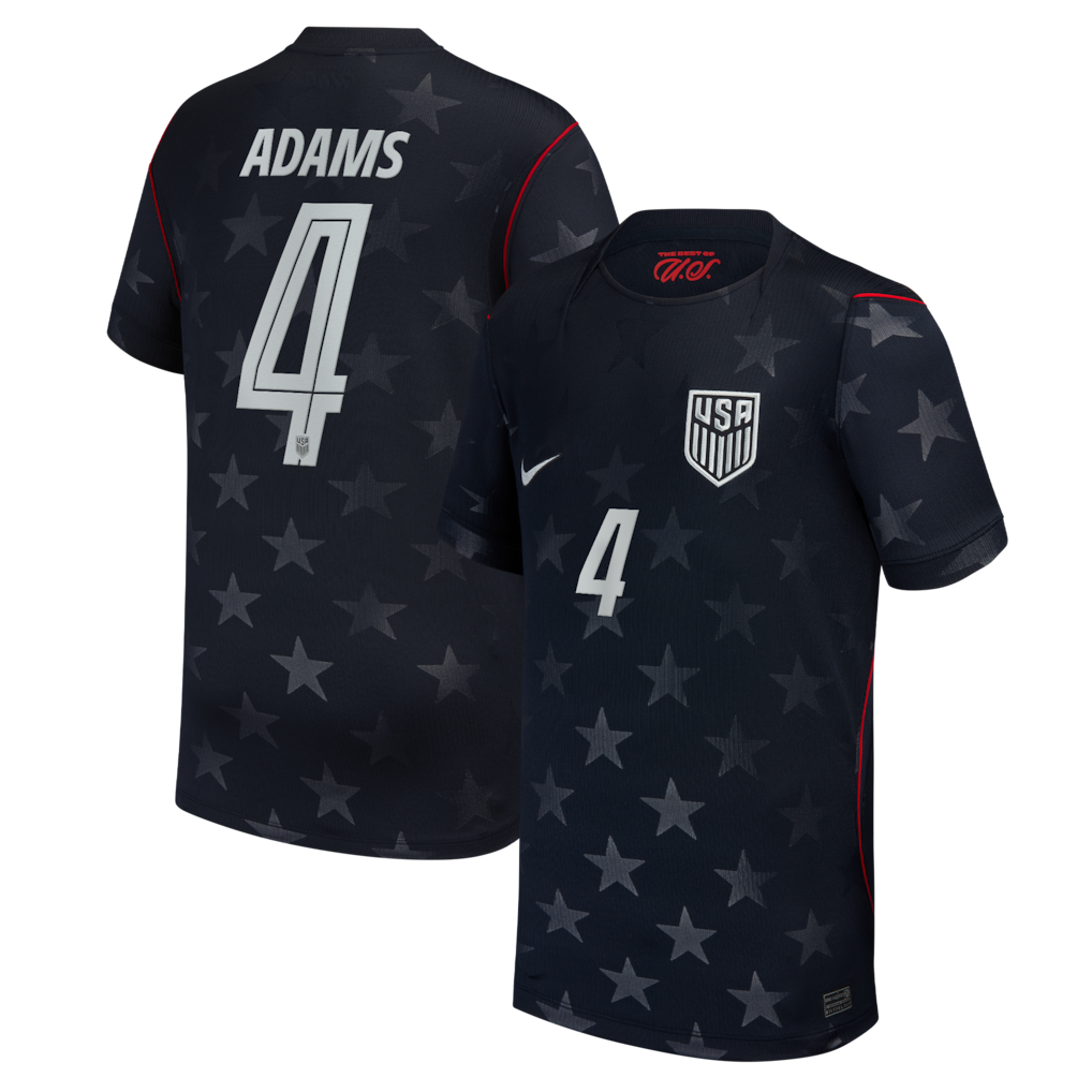 Tyler Adams USMNT Nike Youth 2026 Away Stadium Jersey - Blue
