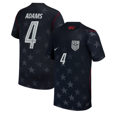 Tyler Adams USMNT Nike Youth 2026 Away Stadium Jersey - Blue