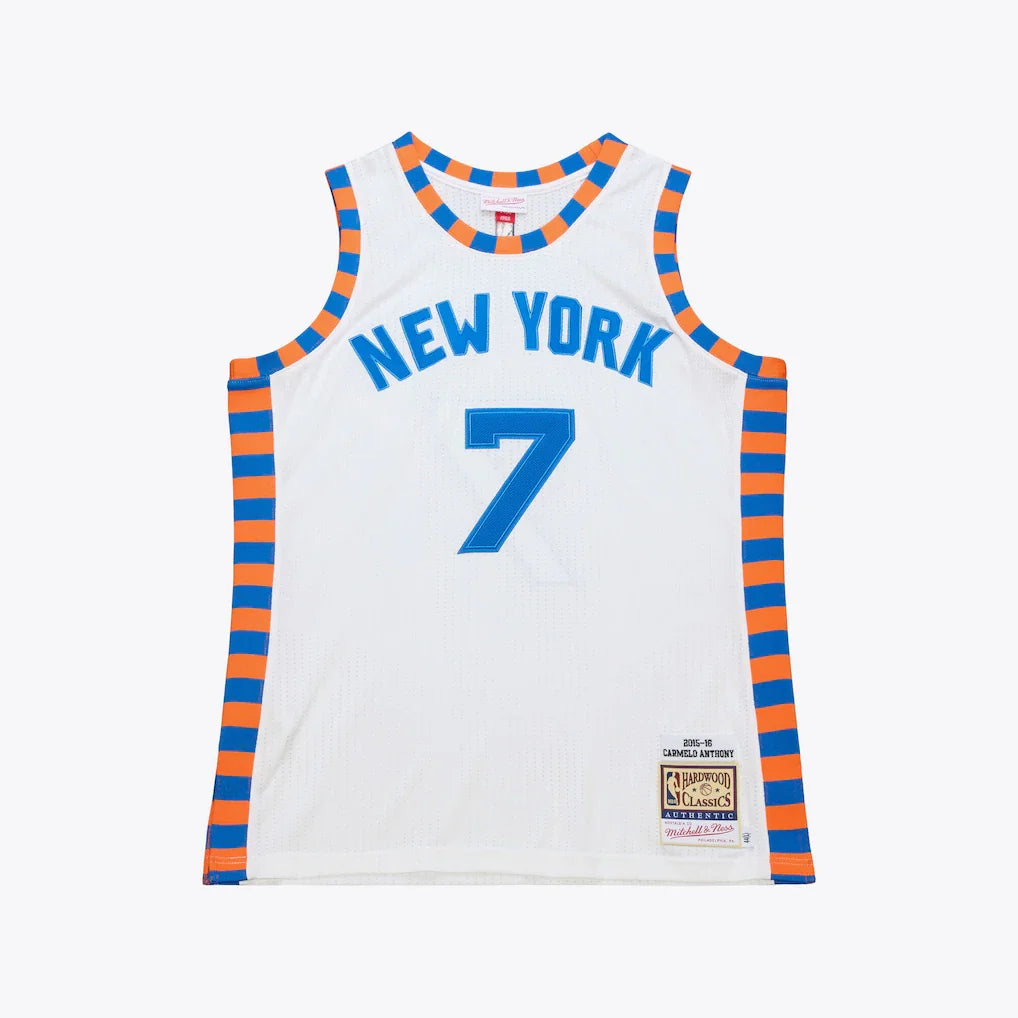 Carmelo Anthony New York Knicks 2015-16 Hardwood Classics - White