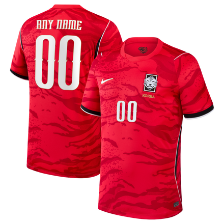 South Korea National Team Nike 2026 Home Stadium Custom Jersey - Red