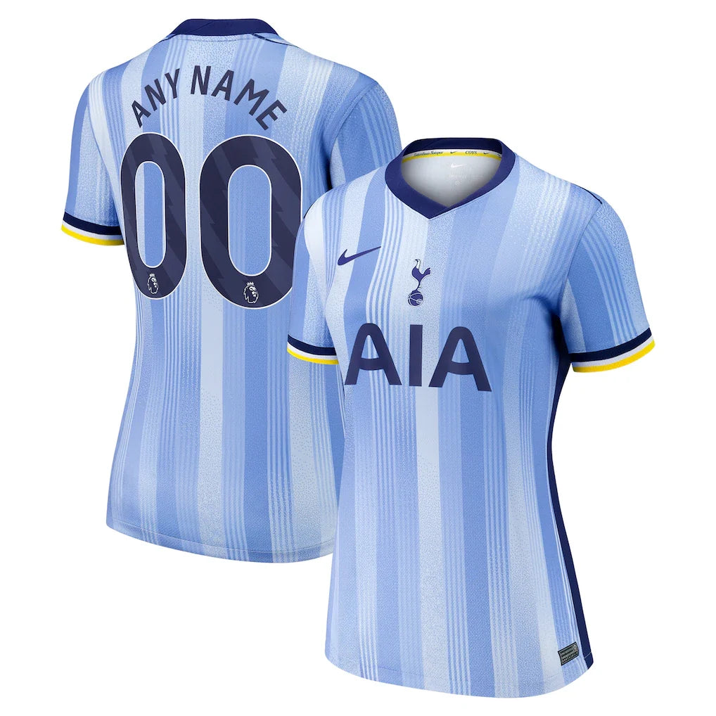 Tottenham Hotspur Nike Women's 2024/25 Away Custom Jersey - Blue