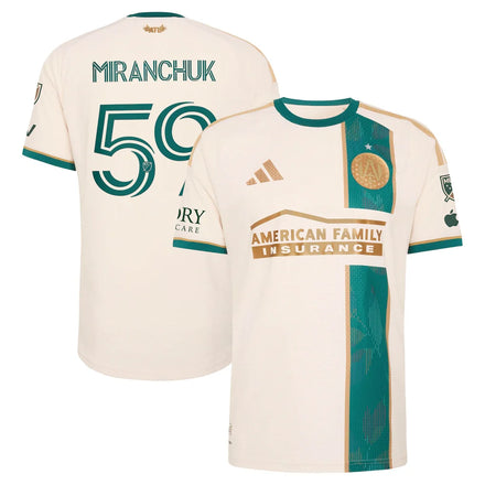 Aleksei Miranchuk Atlanta United FC 2026 Spirit of '96 On-Field Patch Jersey - Tan