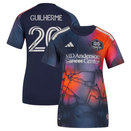 Guilherme Augusto Vieira dos Santos Houston Dynamo FC adidas Women's 2026 Mission Control Jersey - Blue