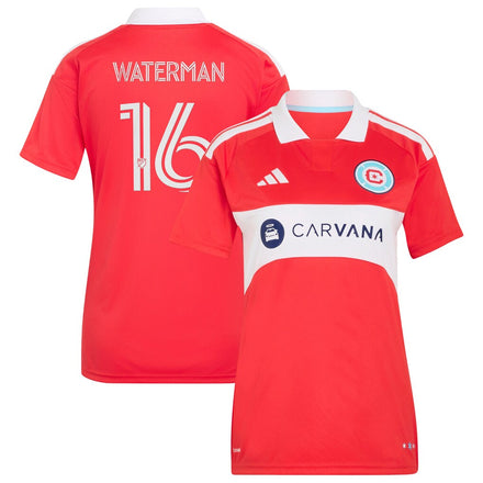 Joel Waterman Chicago Fire adidas Women's 2026 Forever Red Jersey - Red