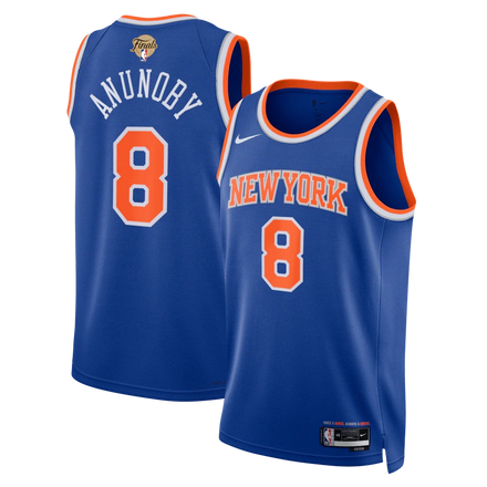 OG Anunoby New York Knicks Unisex 2026 NBA Finals Patch - Icon Edition - Blue