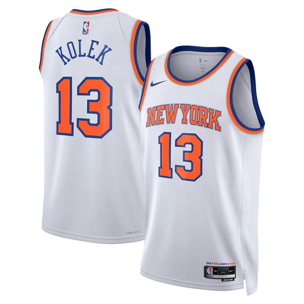 Tyler Kolek New York Knicks Unisex - Association Edition - White