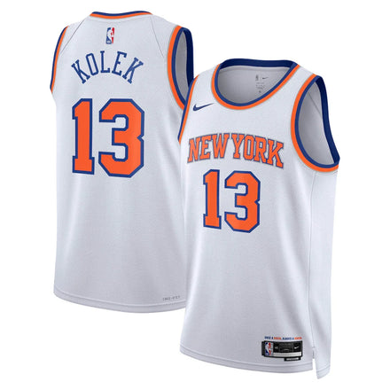 Tyler Kolek New York Knicks Unisex - Association Edition - White
