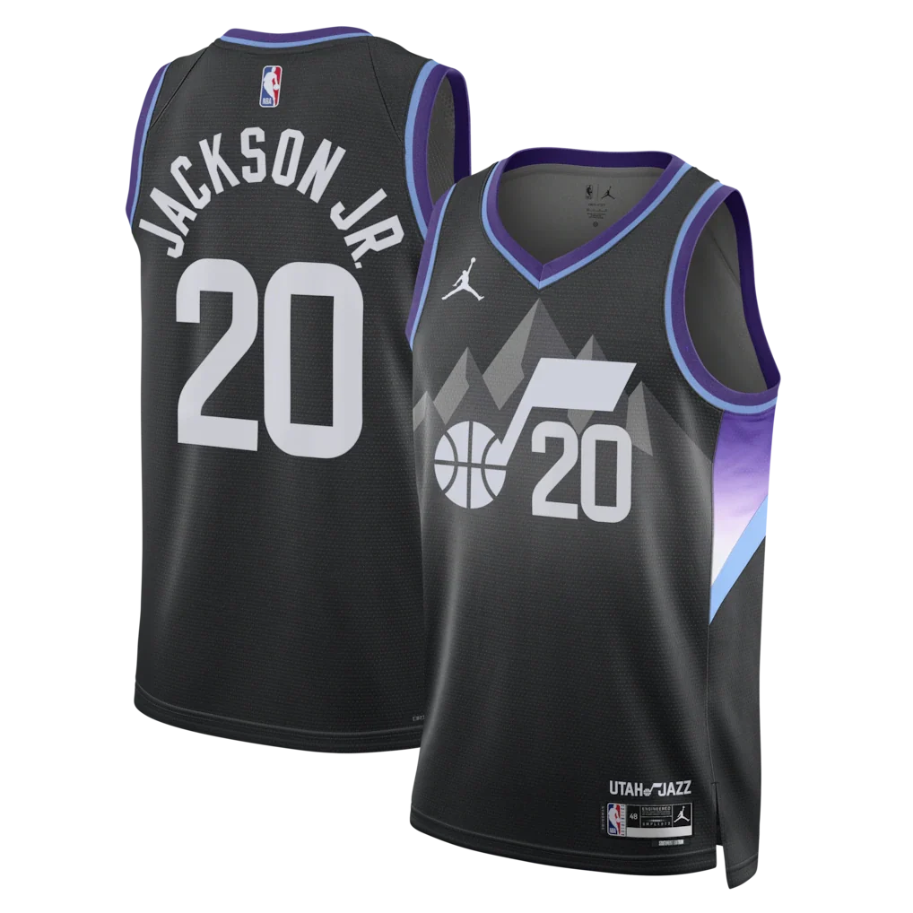 Jaren Jackson Jr. Utah Jazz Unisex - Statement Edition - Black