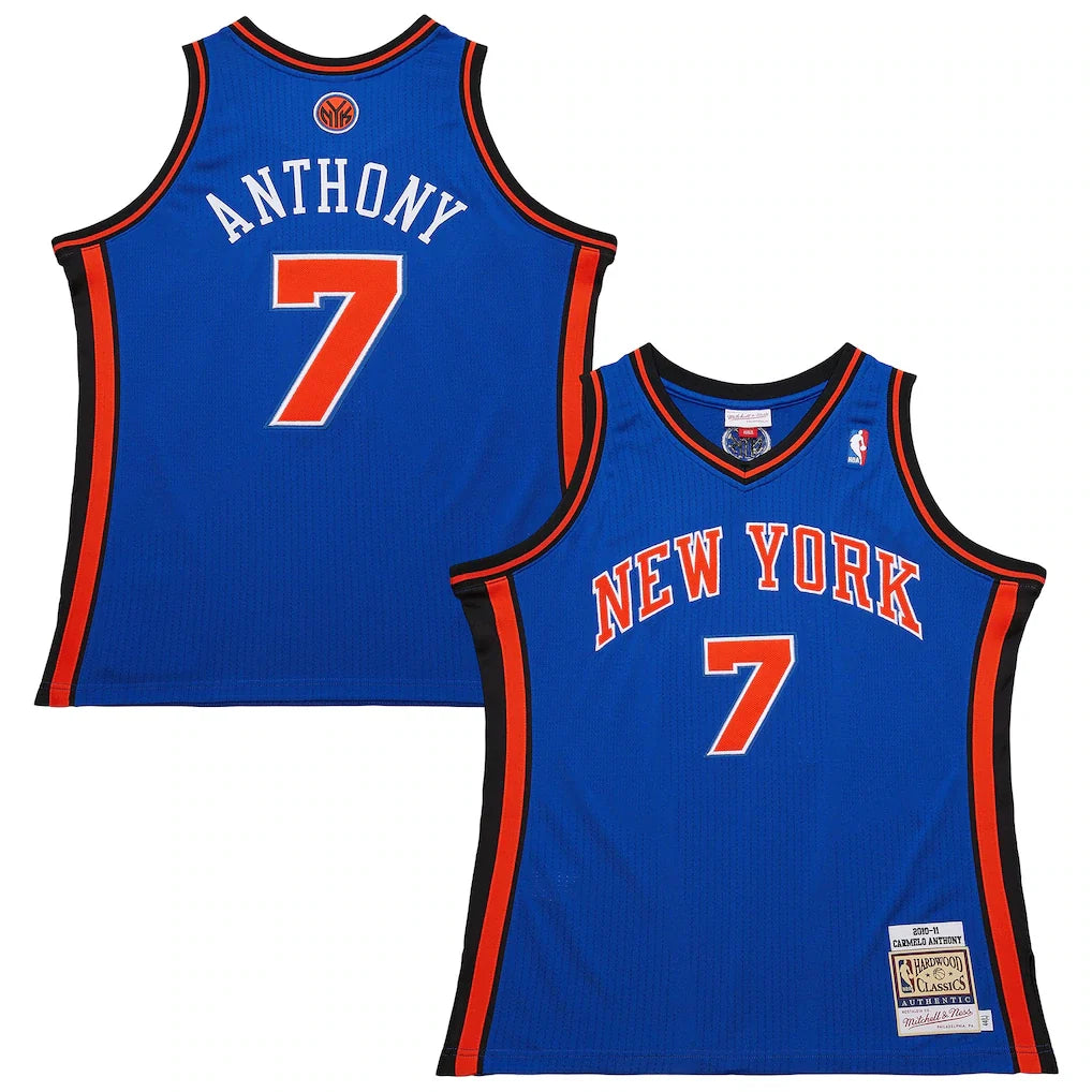Carmelo Anthony New York Knicks 2010/11 Hardwood Classics - Blue