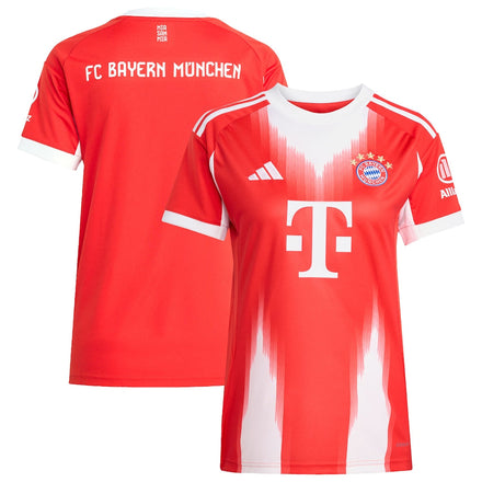 Bayern Munich adidas Women's 2025/26 Home Jersey - Red