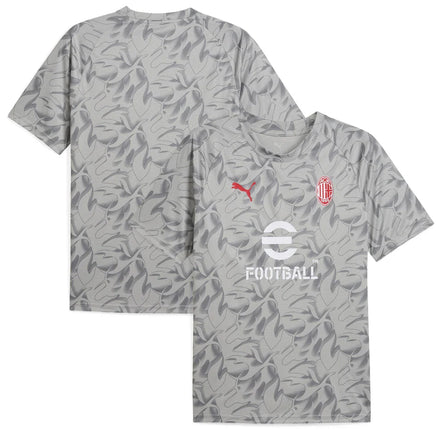 AC Milan 2025/26 Pre-Match Training Jersey - Gray