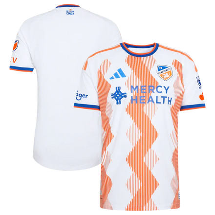 FC Cincinnati 2026 The Seven Hills Kit On-Field Patch Jersey - White