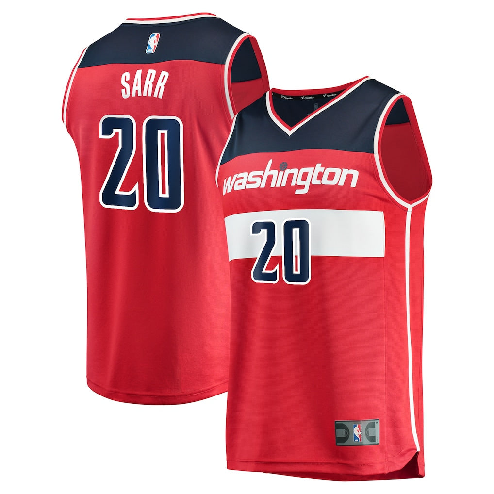 Alexandre Sarr Washington Wizards Fanatics Fast Break Player Jersey - Icon Edition - Red