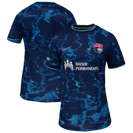 San Diego Wave FC Nike Women's 2025 The Altamar Kit Stadium Jersey - Navy