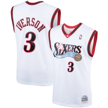 Allen Iverson Philadelphia 76ers Hardwood Classics - White