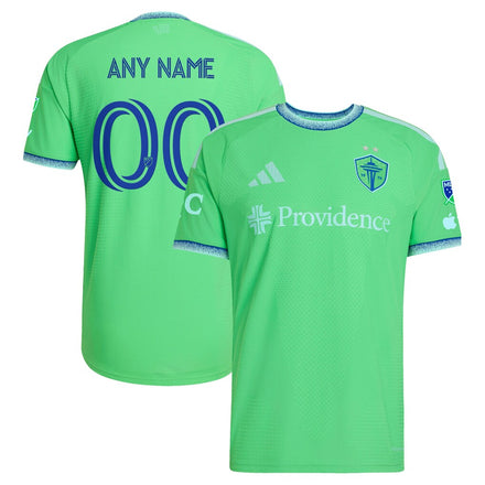 Seattle Sounders FC 2026 The Evergreen State Kit On-Field Patch Custom Jersey - Rave Green