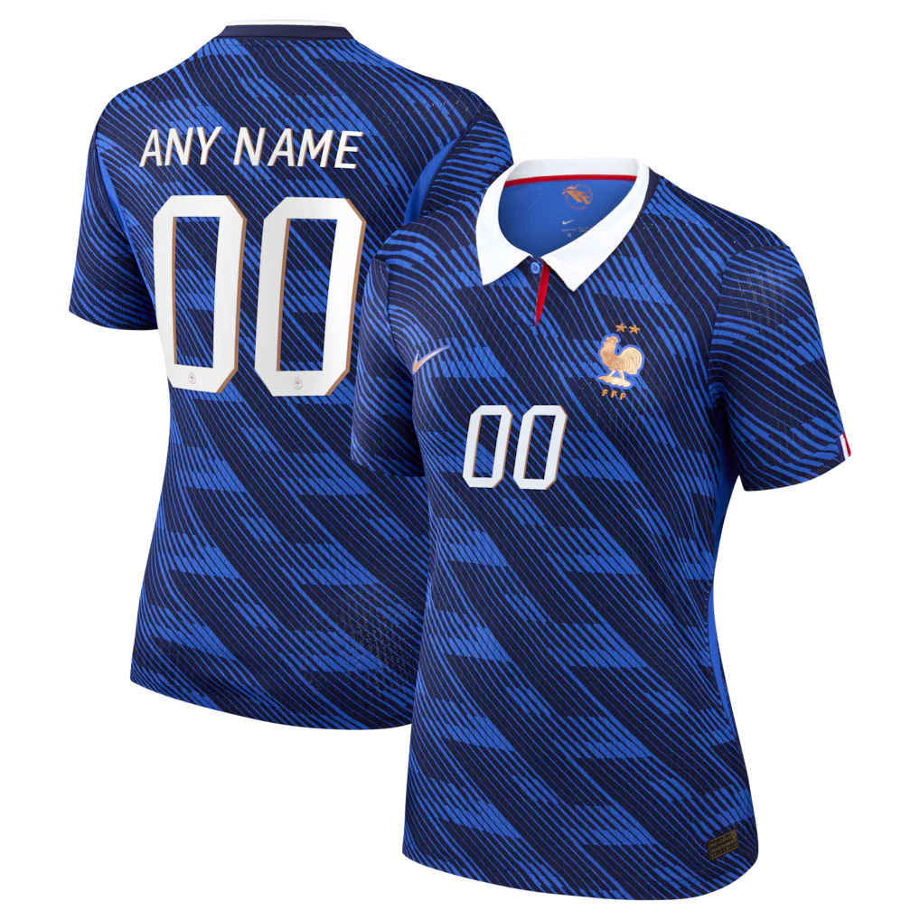 France National Team Women's 2026 Home Match Custom Jersey - Blue