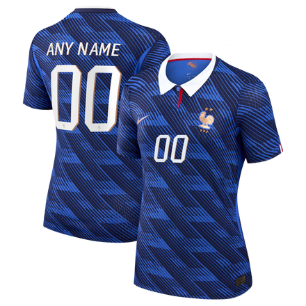France National Team Women's 2026 Home Match Custom Jersey - Blue