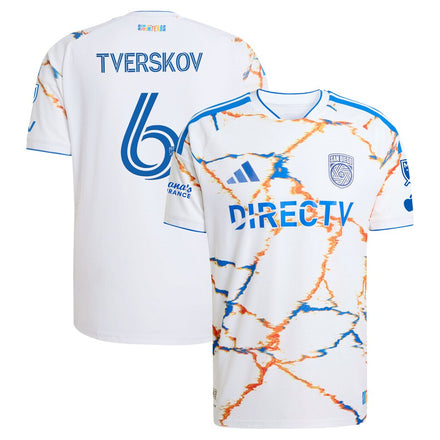 Jeppe Tverskov San Diego FC 2026 Unprecedented Unity Kit On-Field Patch Jersey - White