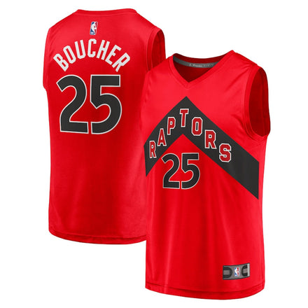 Chris Boucher Toronto Raptors Fanatics Fast Break Jersey - Icon Edition - Red
