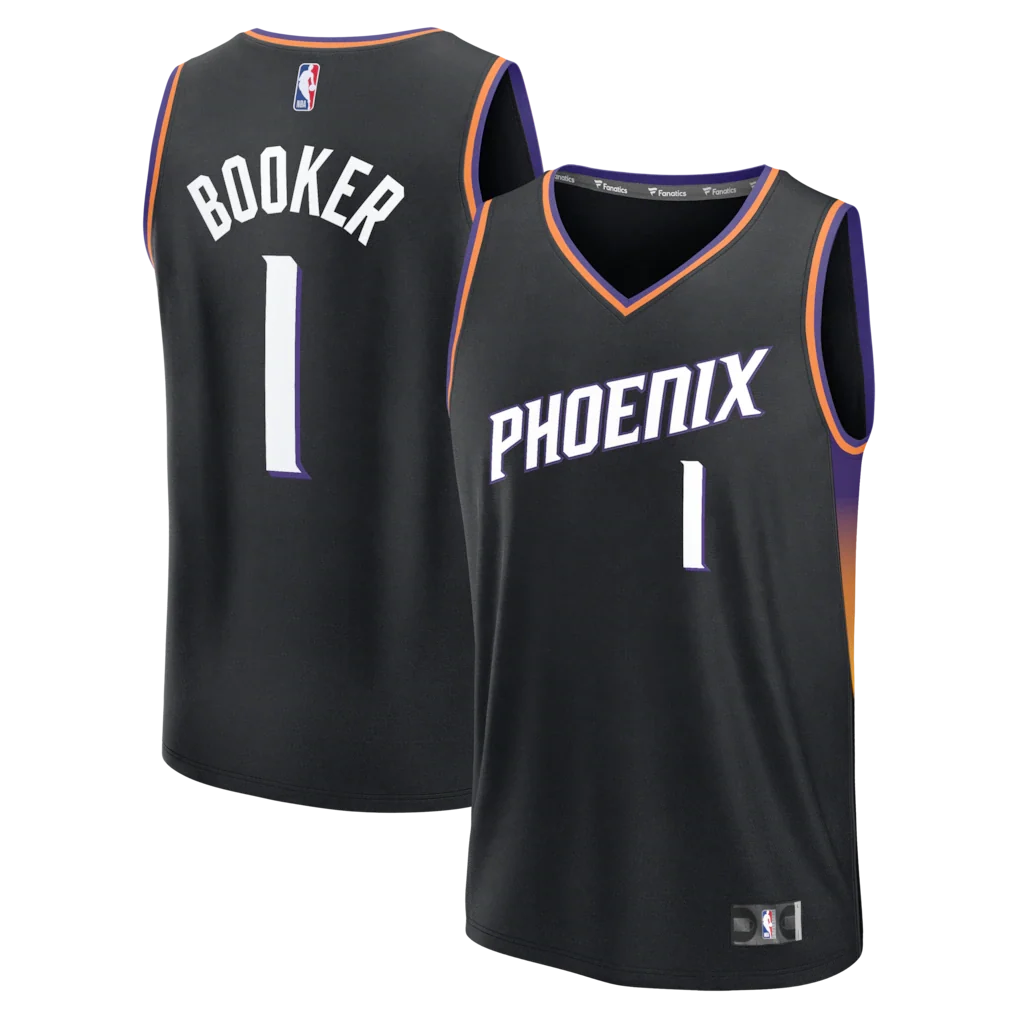 Devin Booker Phoenix Suns Jersey - Statement Edition - Black