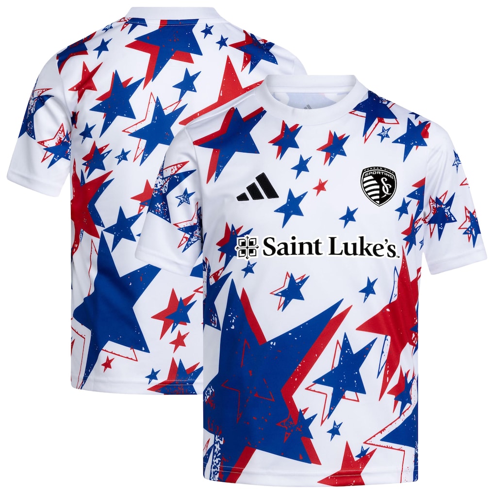 Sporting Kansas City Youth 2026 Americana Pre-Match Jersey - White