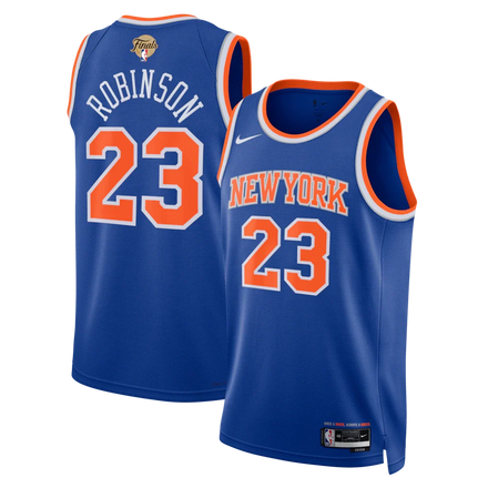 Mitchell Robinson New York Knicks Unisex 2026 NBA Finals Patch - Icon Edition - Blue