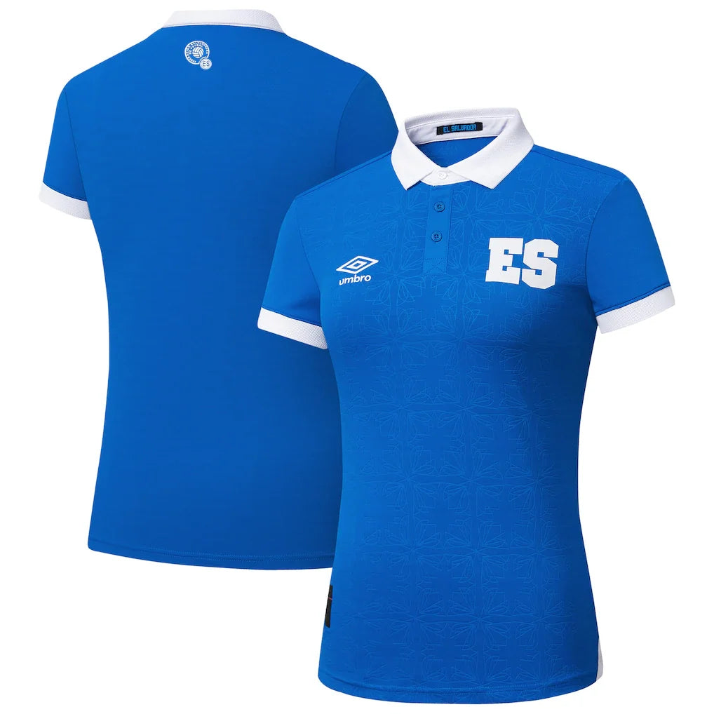 El Salvador National Team Umbro Women's 2025 Home Jersey - Blue