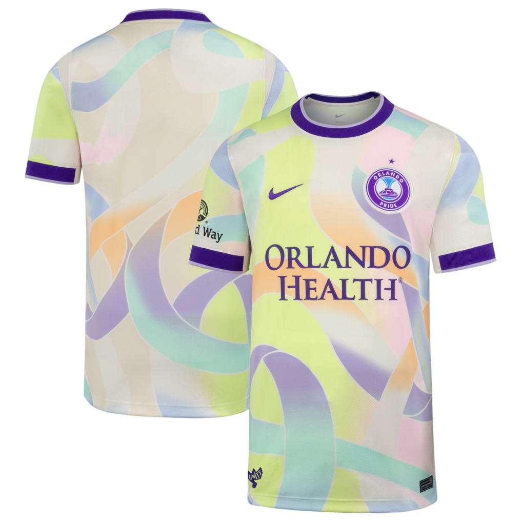 Orlando Pride Nike Youth 2026 Secondary Stadium Jersey - Yellow