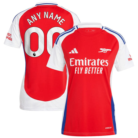 Arsenal adidas Women's 2024/25 Home Custom Jersey – Red