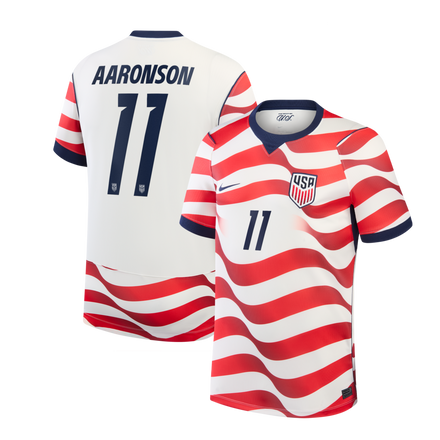 Brenden Aaronson USMNT Nike 2026 Home Stadium Jersey - White