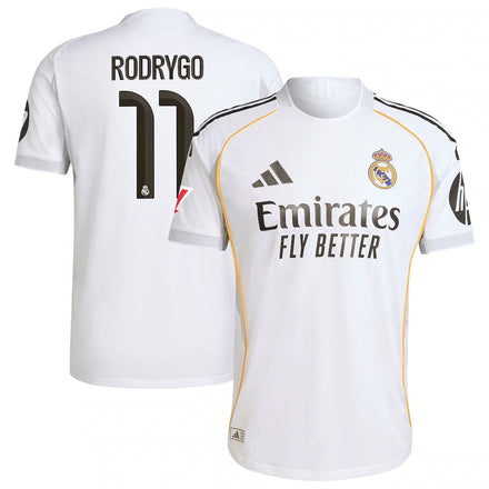 Rodrygo Real Madrid 2025/26 Home - White