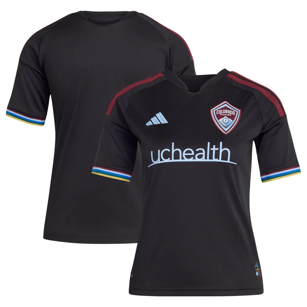 Colorado Rapids adidas Youth 2026 Colorful Colorado Jersey - Black