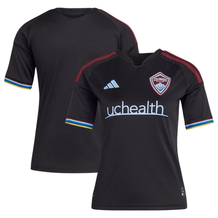 Colorado Rapids adidas Youth 2026 Colorful Colorado Jersey - Black