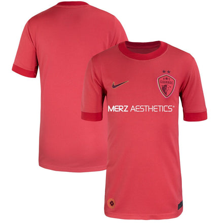 North Carolina Courage Nike Youth 2025 The Believe Kit Stadium Jersey - Scarlet