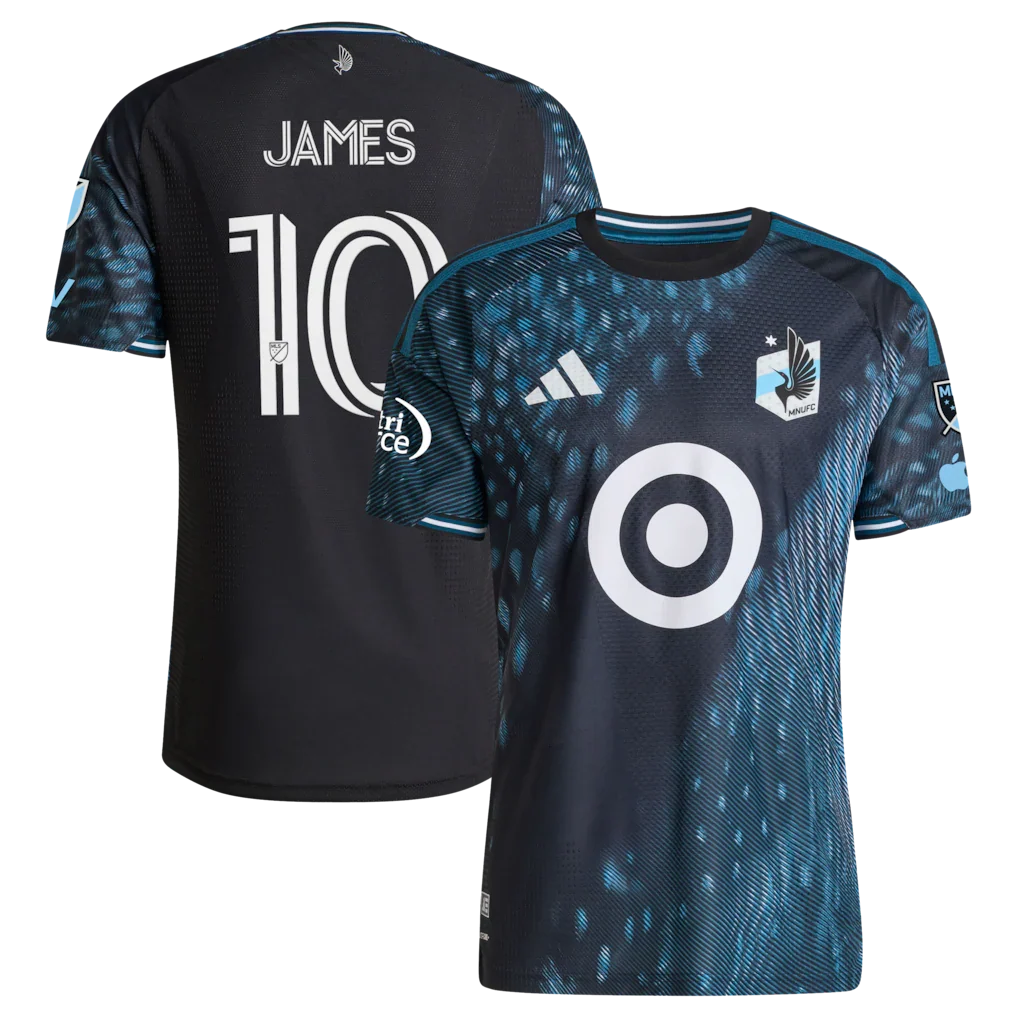 James Rodriguez Minnesota United FC 2026 The Decade Kit On-Field Patch Jersey - Black