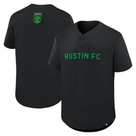 Austin FC Maximum Intensity Button-Up Jersey - Black