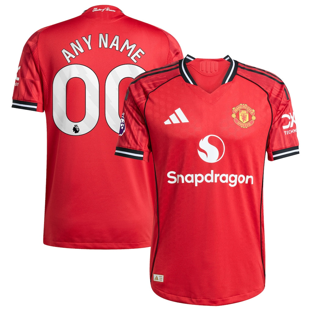 Manchester United Home 2025/26 Custom - Red