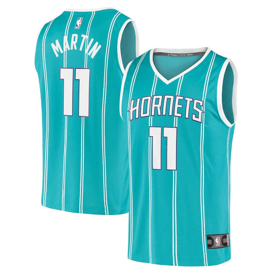 Cody Martin Charlotte Hornets Fanatics Fast Break Jersey - Icon Edition - Teal