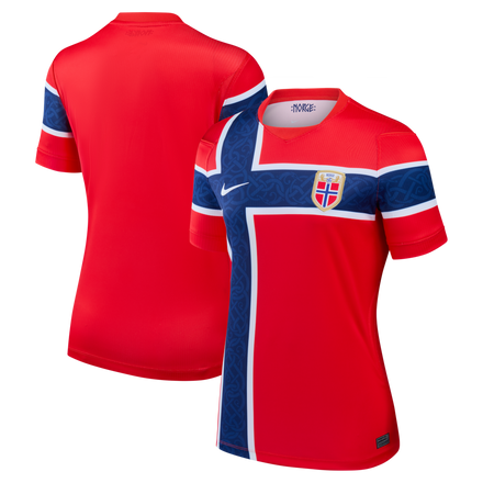 Norway National Team Nike Women's 2026 Home Stadium Jersey - Red