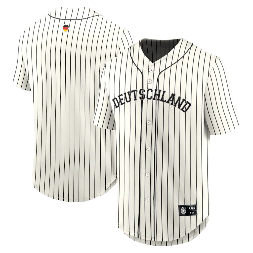 Germany National Team Oversized Baseball Jersey - Cream
