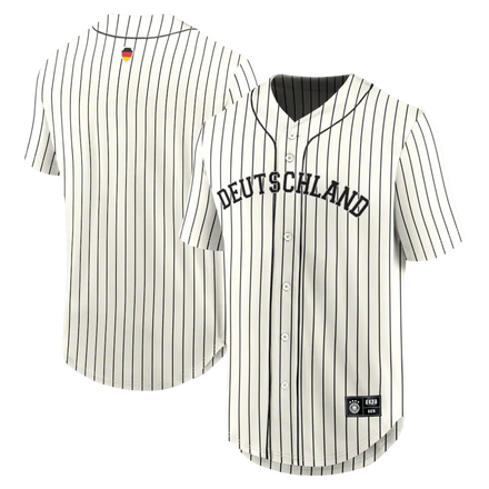 Germany National Team Oversized Baseball Jersey - Cream