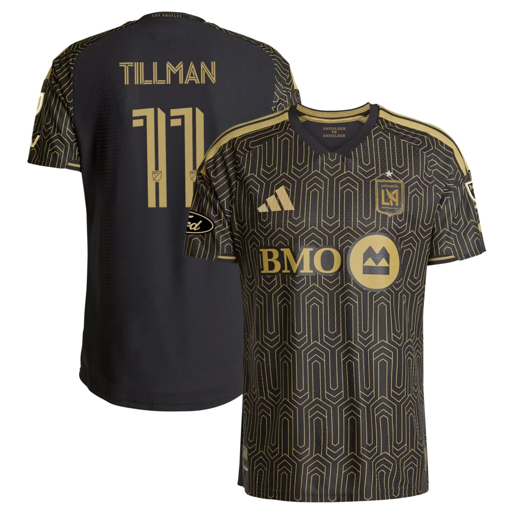 Timothy Tillman LAFC 2026 2026 Primary Kit On-Field Patch Jersey - Black