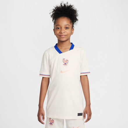 France Women's National Team Nike Youth 2025/26 Away Jersey - Cream