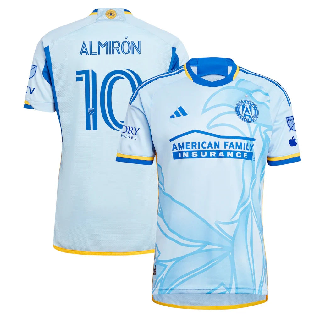 Miguel Almiron Atlanta United FC 2024 The Resurgens Kit Player Jersey - Light Blue
