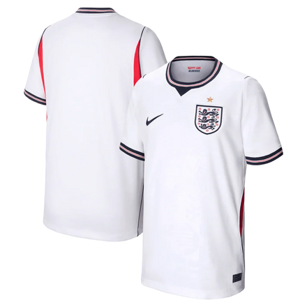 England National Team Nike Youth 2026 Home Stadium Jersey - White