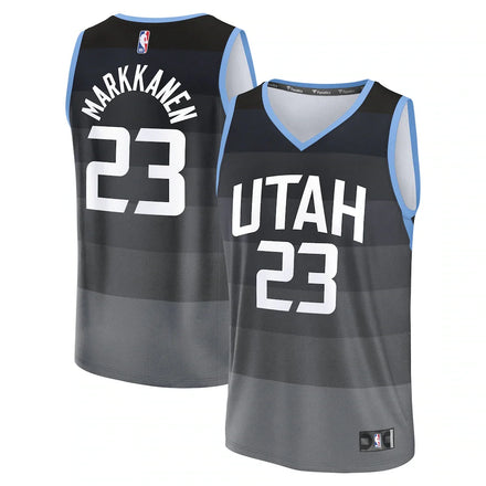 Lauri Markkanen Utah Jazz 2025/26 City Edition Jersey - Black