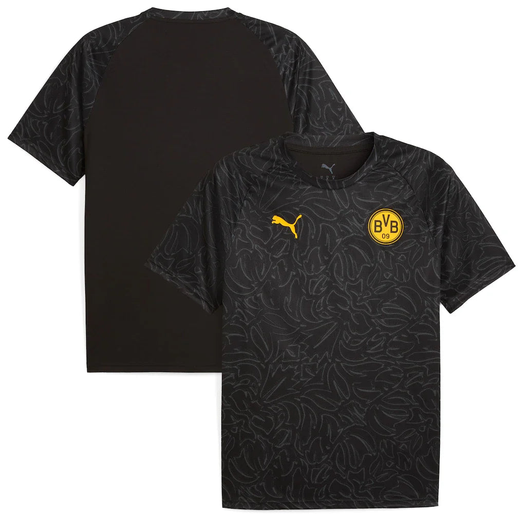 Borussia Dortmund 2025/26 Pre-Match Training Jersey - Black