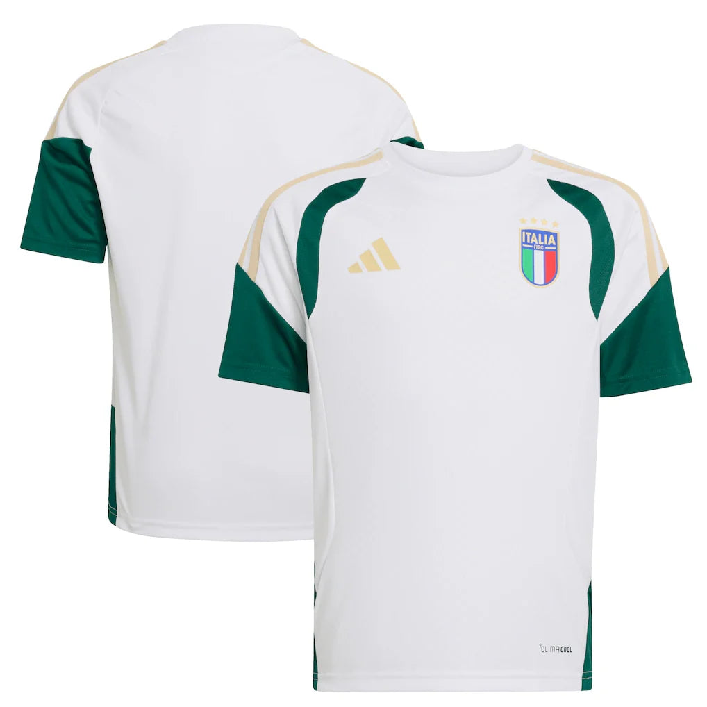 Italy National Team Youth 2026 Away Tiro Training Jersey - White
