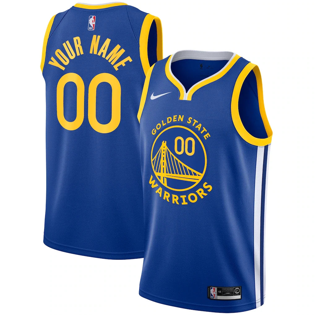 Golden State Warriors Unisex 2019/20 Custom - Royal - Icon Edition